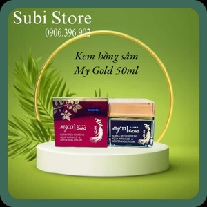 Kem Dưỡng Da Hồng Sâm My Gold - 50g