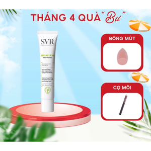 Kem dưỡng da làm giảm mụn, thông thoáng lỗ chân lông và giúp loại bỏ dầu cho da SVR Sebiaclear Mat + Pores 40ml