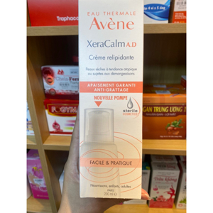 Kem dưỡng da làm xoa dịu cơn ngứa tức thời Avene Xeracalm A.D Cream 200ml