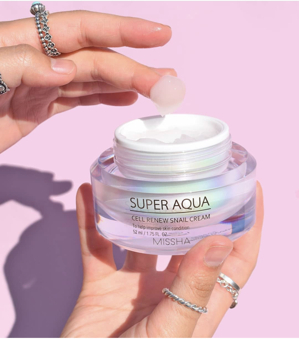 Kem dưỡng da Missha Super Aqua Cell Renew Snail Cream