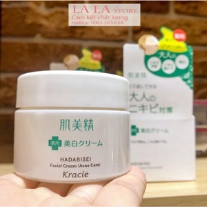 Kem dưỡng da mụn kracie hadabisei facial cream 50g