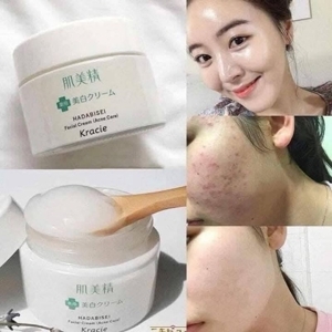 Kem dưỡng da mụn kracie hadabisei facial cream 50g