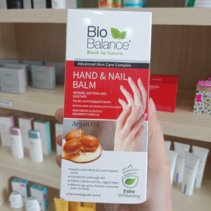 Kem dưỡng da tay tinh dầu Argan Biobalance Hand & Nail Balm 60ml