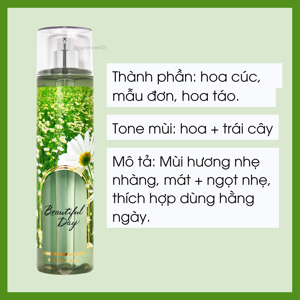 Kem dưỡng da tòan thân BBW Beautiful Day 236ml