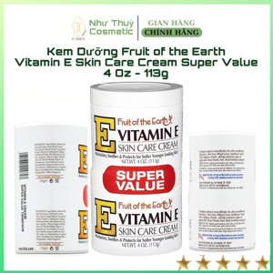 Kem dưỡng da Vitamin E Fruit of the Earth Skin Care Cream 113g