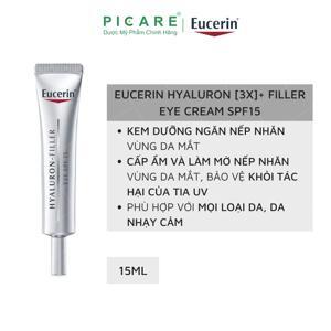 Kem dưỡng làm mờ vết nhăn vùng mắt Eucerin Hyaluron Eyes 15ml