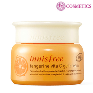 Kem dưỡng làm sáng da, giảm thâm nám Innisfree - Tangerine Vita C Gel Cream