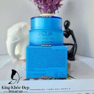 Kem dưỡng ẩm cho da hỗn hợp Nature Republic Super Aqua Max Fresh Watery Cream 80ml
