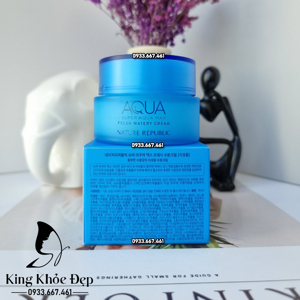 Kem dưỡng ẩm cho da hỗn hợp Nature Republic Super Aqua Max Fresh Watery Cream 80ml