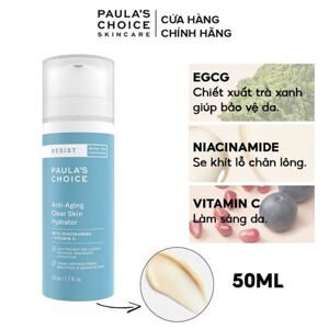 Kem Dưỡng Paula’s Choice Resist Anti-Aging Clear Skin Hydrator (50mL)