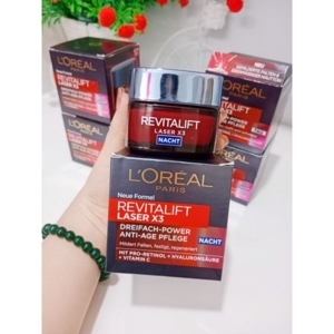 Kem Dưỡng Săn Chắc Da và Giảm Nếp Nhăn Ban Đêm Loreal Revitalift 50ml