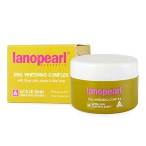 Kem dưỡng trắng da ban đêm với tinh dầu đà điểu LANOPEARL Emu Whitening Complex 100g