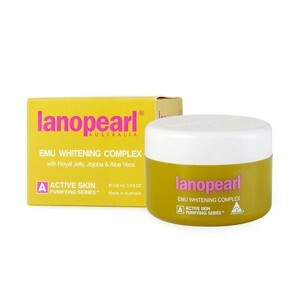 Kem dưỡng trắng da ban đêm với tinh dầu đà điểu LANOPEARL Emu Whitening Complex 100g