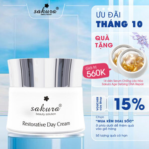 Kem dưỡng trắng da ban ngày - Sakura Absolute Perfect UV Protection Restorative Day Cream - 30g