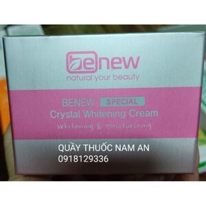 Kem dưỡng trắng da Benew Special Crystal Whitening Cream 50ml