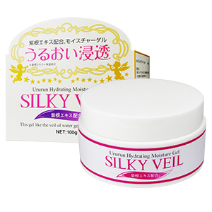 Kem Dưỡng Trắng Da Mặt Silky Veil Ururun Hydrating Moisture Gel 100g