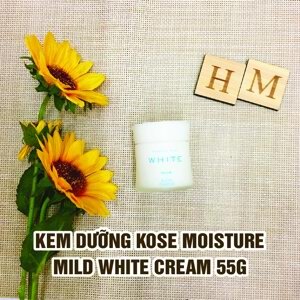 Kem dưỡng trắng da Moisture Mild White Kose 50g