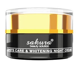 Kem dưỡng trắng da trị nám cao cấp ban đêm Sakura Spot Care & Whitening Night Cream - 30g