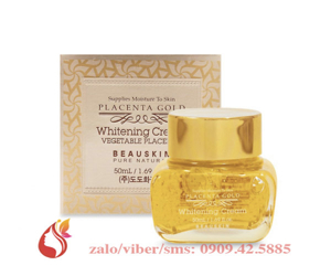 Kem dưỡng trắng da và săn chắc Placenta Gold Beauskin (50ml)