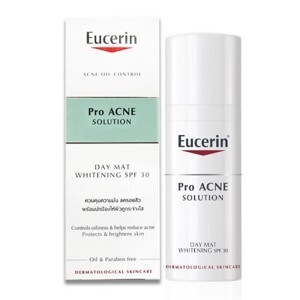 Kem dưỡng trắng dành cho da mụn Eucerin Day Mat Whitening SPF30