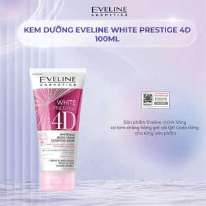 Kem dưỡng trắng và tái tạo da tay 3 trong 1 Eveline White Prestige 4D 100ml