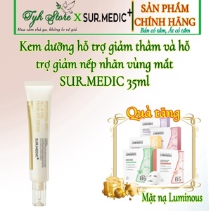 Kem giảm thâm mắt mờ nếp nhăn Surmedic Perfection 100tm all in one facial eye cream 35ml