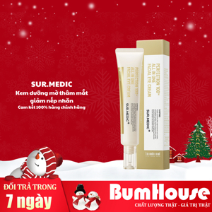 Kem giảm thâm mắt mờ nếp nhăn Surmedic Perfection 100tm all in one facial eye cream 35ml