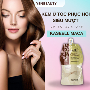 Kem hấp dầu siêu mềm mượt tóc Collagen Karseell Maca Power - 500ml