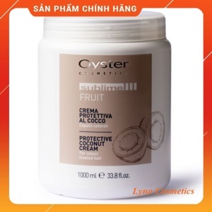 Kem hấp dưỡng chất với tinh dầu dừa dành cho tóc nhuộm Oyster - 1000ml