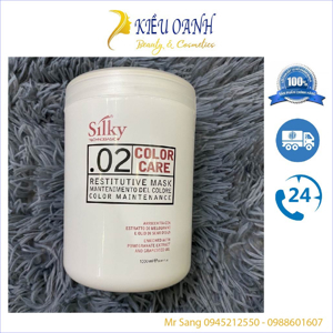 Kem hấp ủ tóc phục hồi Silky Restitutive Mask Italia - 1000ml