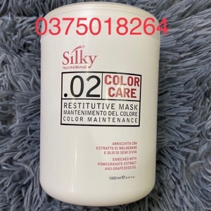 Kem hấp ủ tóc phục hồi Silky Restitutive Mask Italia - 1000ml