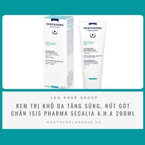 Kem hổ trợ da khô tăng sừng, nứt gót chân isis pharma secalia a.h.a 200ml