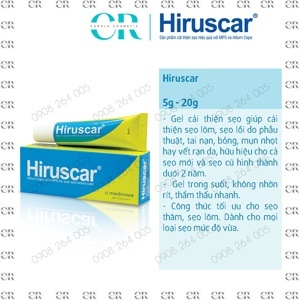 Kem hỗ trợ trị sẹo Hiruscar 20g