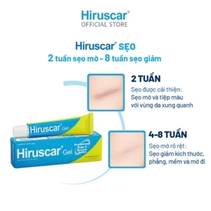 Kem hỗ trợ trị sẹo Hiruscar 20g