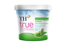 Kem hộp TH True ICE CREAM trà xanh Matcha tự nhiên 180g