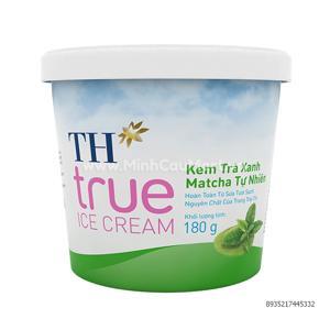 Kem hộp TH True ICE CREAM trà xanh Matcha tự nhiên 180g