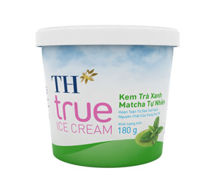 Kem hộp TH True ICE CREAM trà xanh Matcha tự nhiên 180g