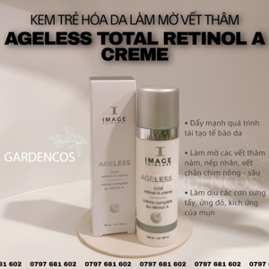 Kem làm mờ thâm mụn Ageless Total Retinol A Cream Image Skincare