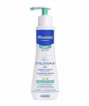 Kem làm sạch mặt và cơ thể Mustela Stelatopia Cleansing Cream 200ml