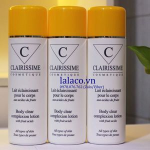 Kem làm trắng da, chống lão hóa toàn thân Lotion Clairissime - 500ml