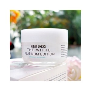 Kem làm trắng da tức thì Milky Dress The White Platinum Edition (50ml)