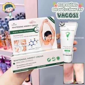 Kem làm trắng vùng da dưới cánh tay Vacosi Whitening Armpit Cream 30ml