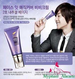 Kem lót BB Cream Face It Magic Cover 45ml The Face Shop