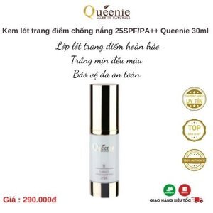 Kem lót trang điểm chống nắng, SPF 25 PA++ Queenie 30ml