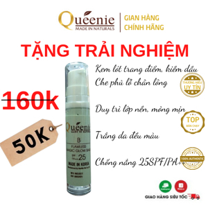 Kem lót trang điểm chống nắng, SPF 25 PA++ Queenie 30ml