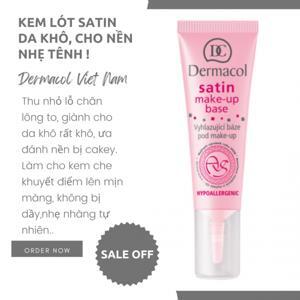 Kem lót trang điểm dưỡng ẩm làm mịn da Dermacol Satin Make-up Base 10ml