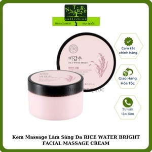 Kem massage làm sáng da TheFaceShop Rice Water Bright Massage Cream 200ml