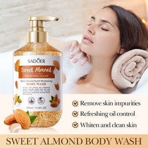 Kem Massage tẩy tế bào toàn thân mật ong và hạnh nhân Honey Almond  Body Scrub 450ml