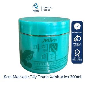 Kem massage tẩy trang xanh Mira