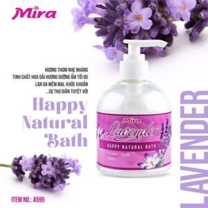 Kem mát-xa trắng da Mira Clear Refresh Lavender 300ml